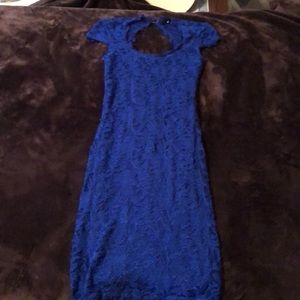 Cute blue lace dress size 3/4 fits like a small